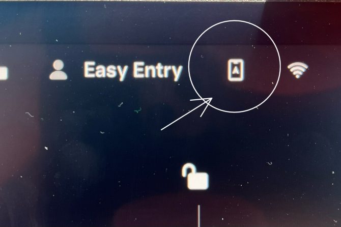 tesla location sharing icon