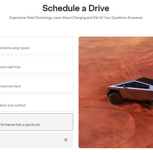 cybertruck demo drive