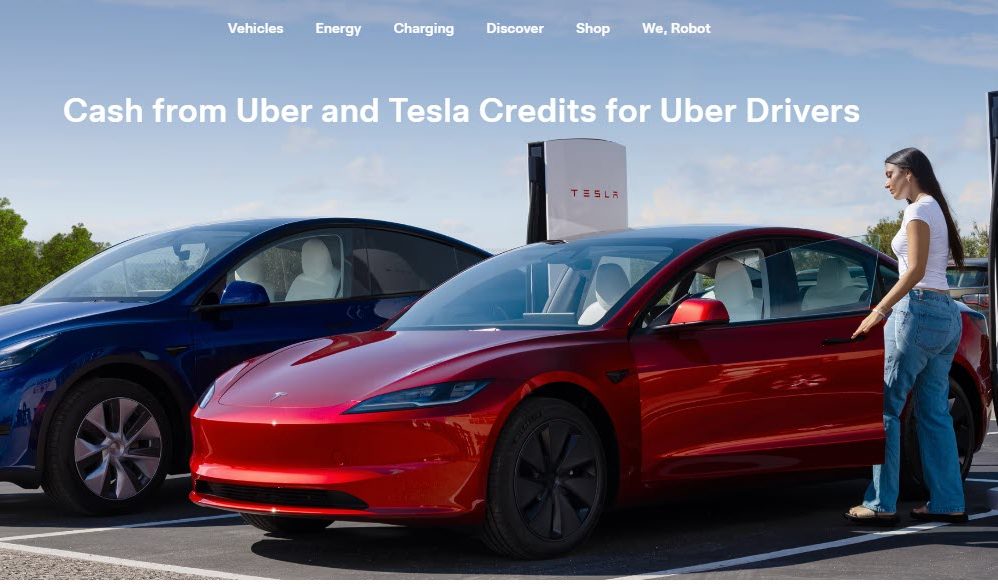 tesla uber