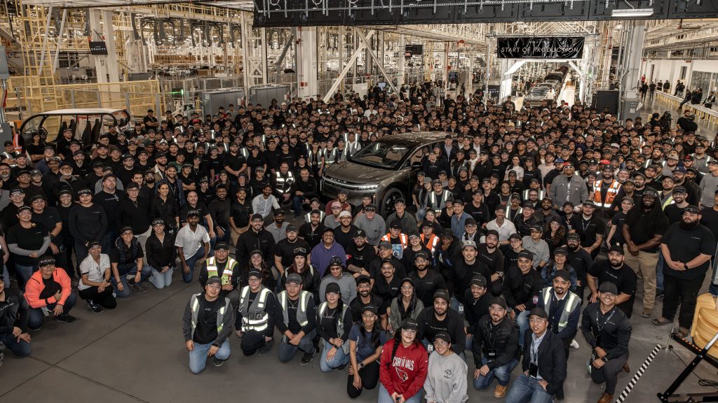 lucid gravity production