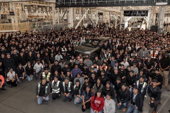 lucid gravity production