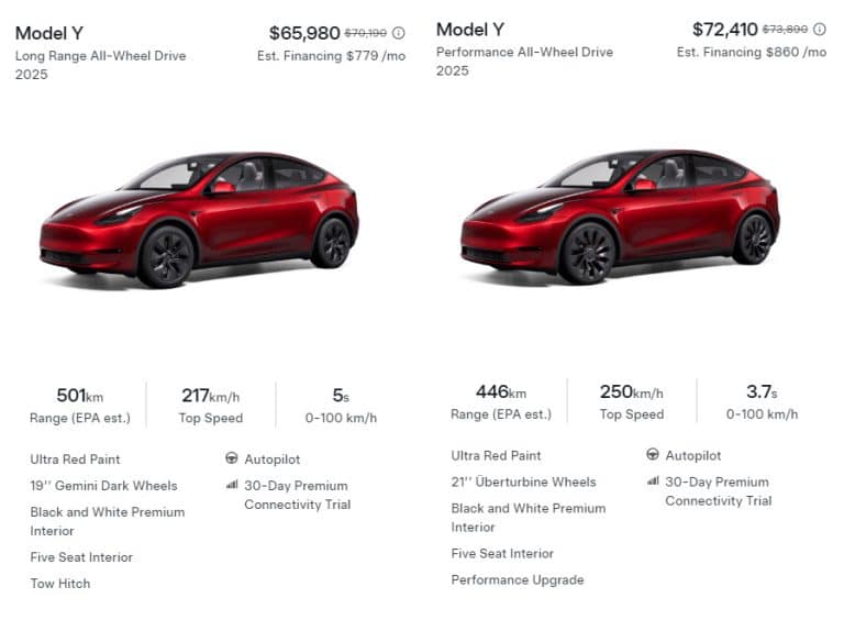 Cheap Model Y Tesla Model Y gets big inventory discounts in North America ahead of ...