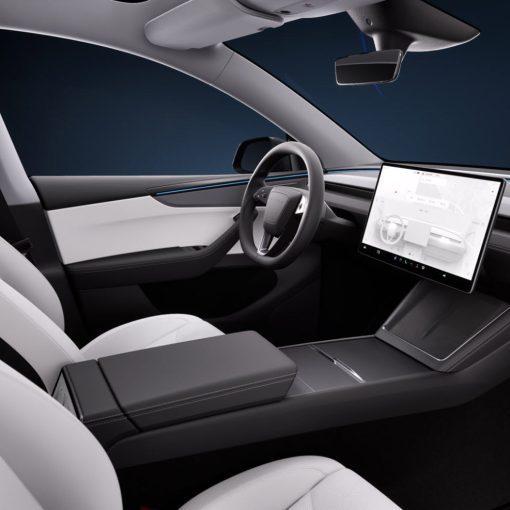 launch series model y white interior