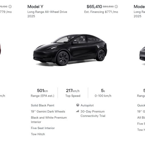 model y discounts