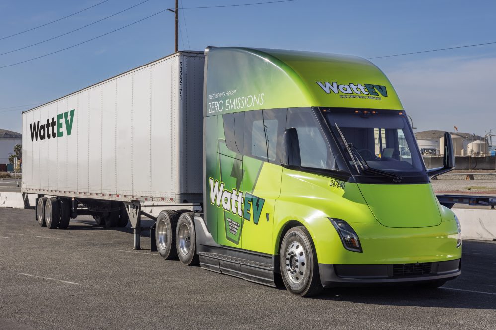 wattev tesla semi