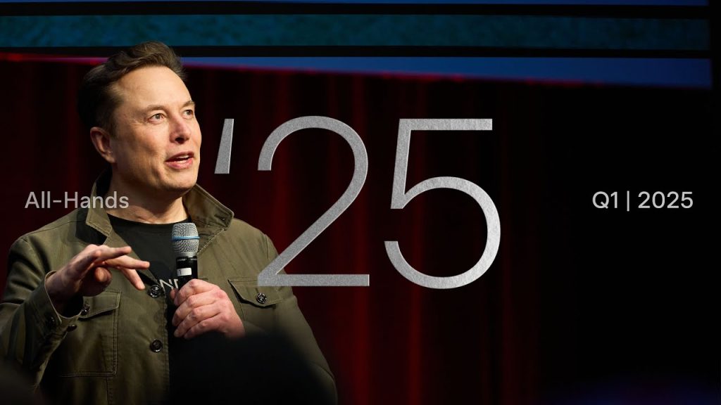 tesla q1 2025 all hands meeting