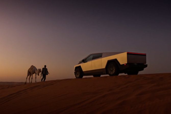 cybertruck saudi arabia