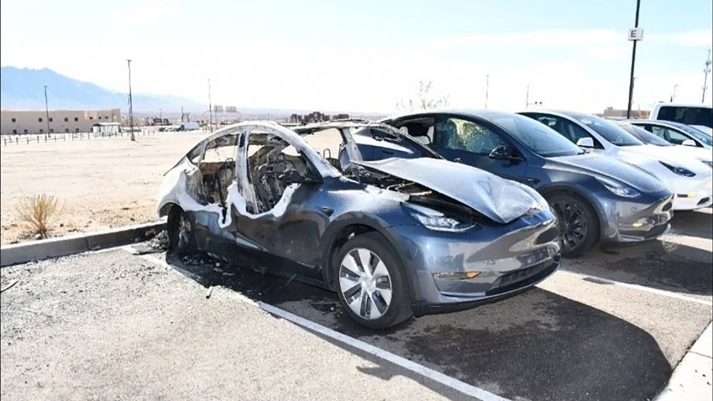 tesla arson