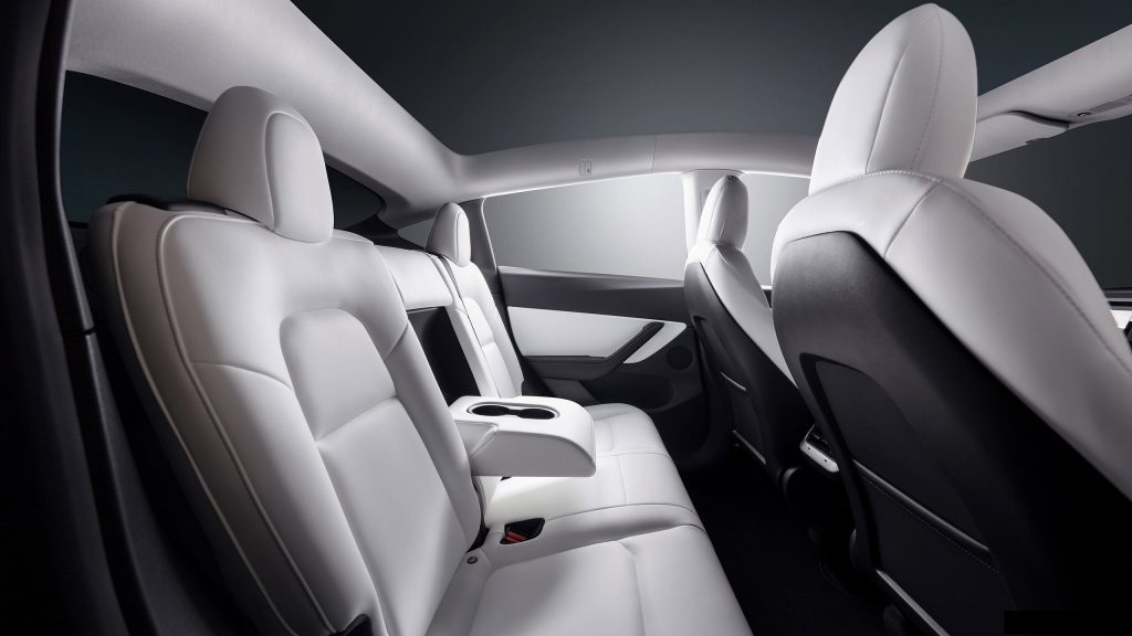 tesla rear seats