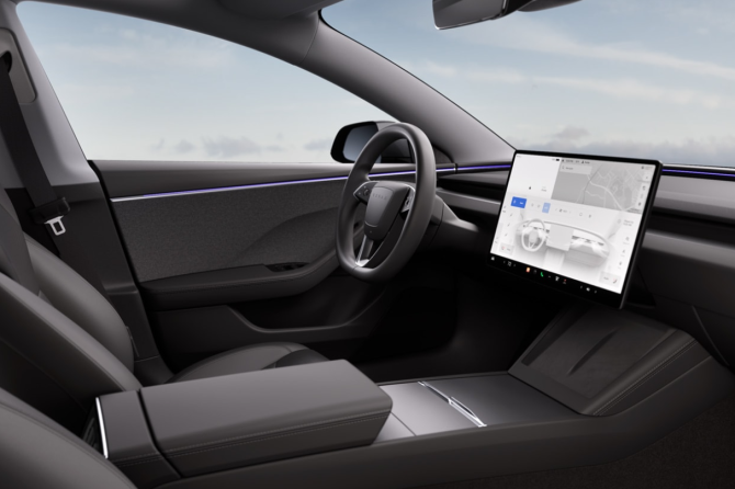 model 3 interior