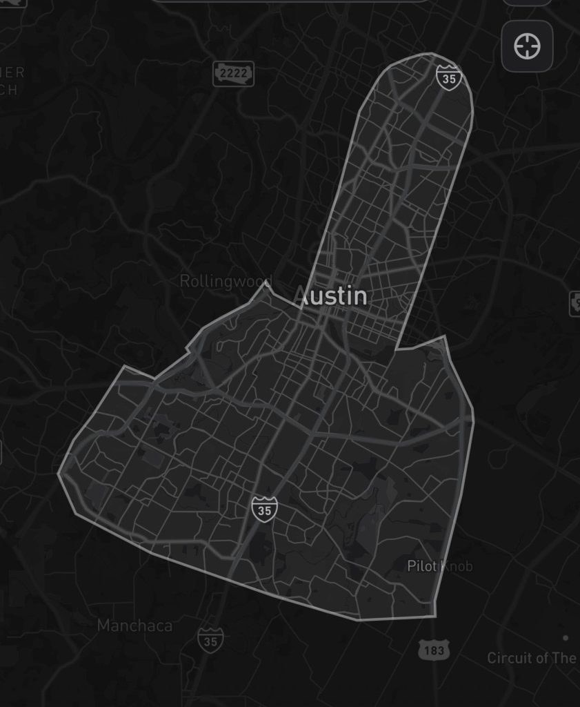 robotaxi geofence late july