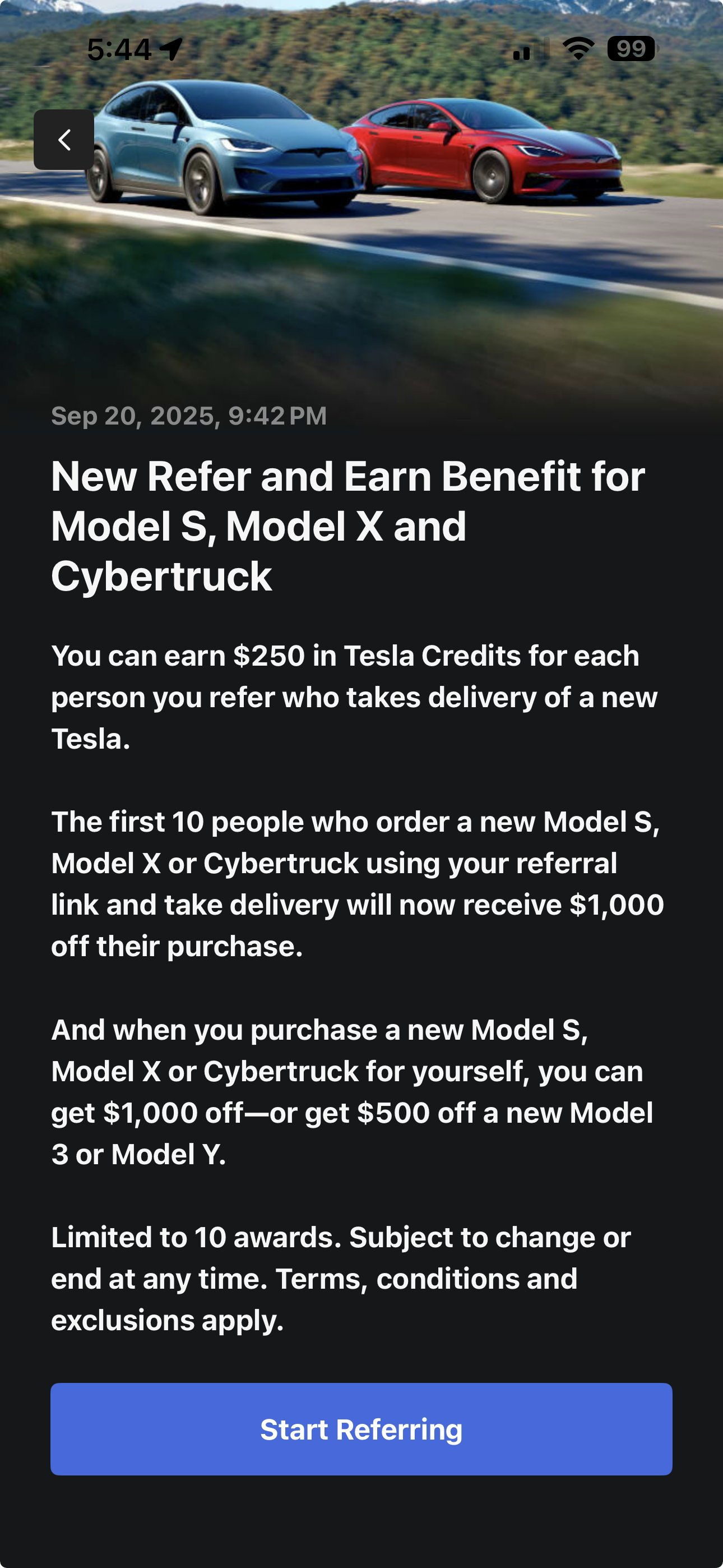Tesla Student Discount Tesla increases U.S. referral discount on Model S, X, and Cybertruck ...