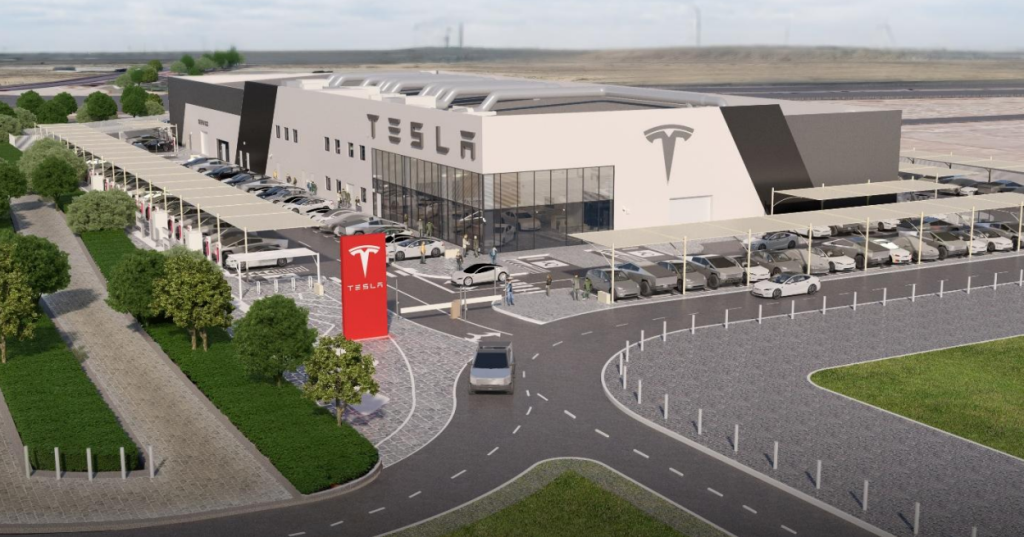 tesla yas island