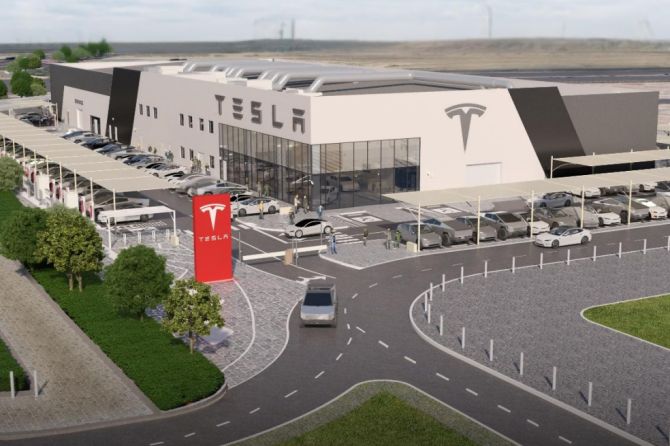 tesla yas island