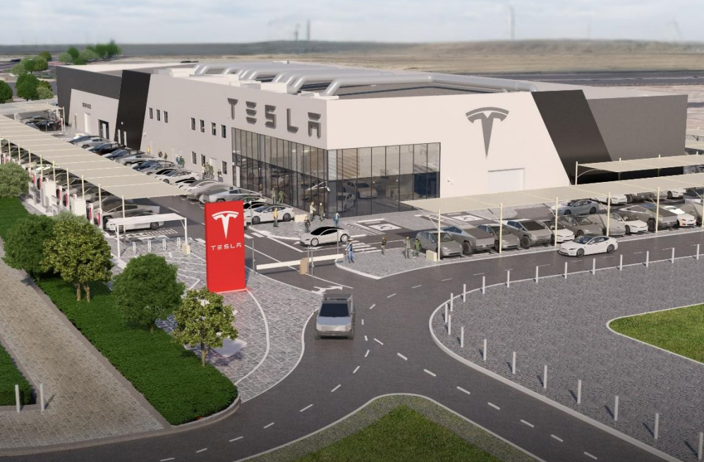 tesla yas island