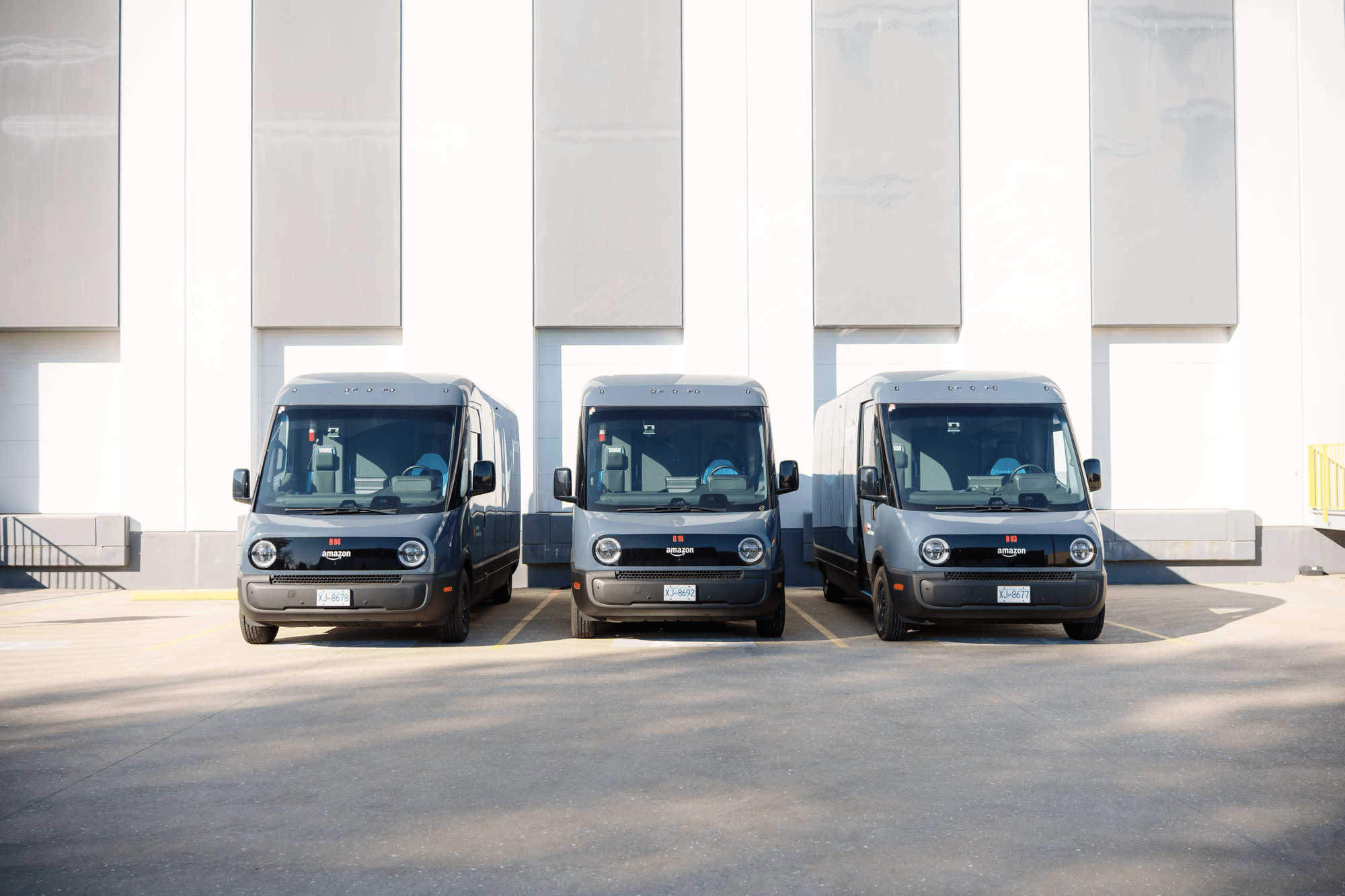 Amazon launches first Rivian electric delivery vans in Canada - Drive Tesla