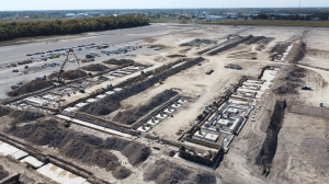 PowerCo gigafactory site construction overview