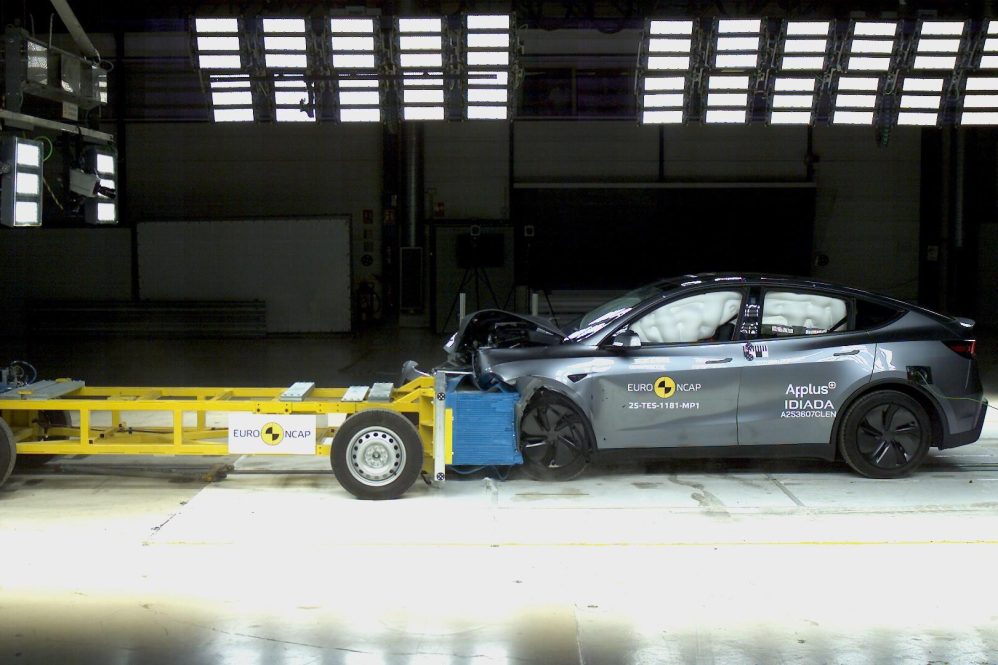 Tesla Model Y Euro NCAP testing
