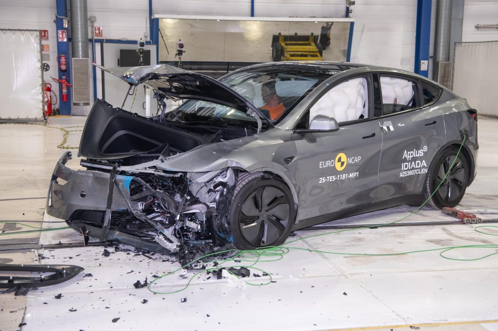 Tesla Model Y Euro NCAP testing