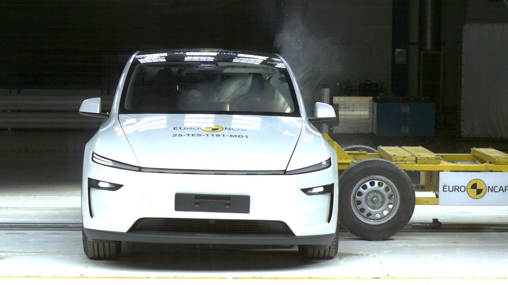 Tesla Model Y Euro NCAP testing