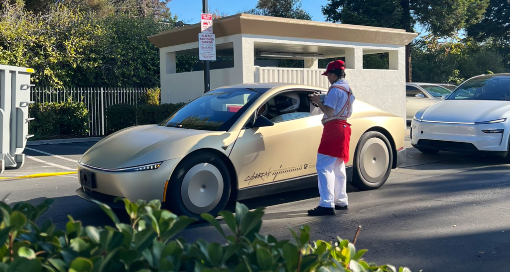 in-n-out tesla cybercab