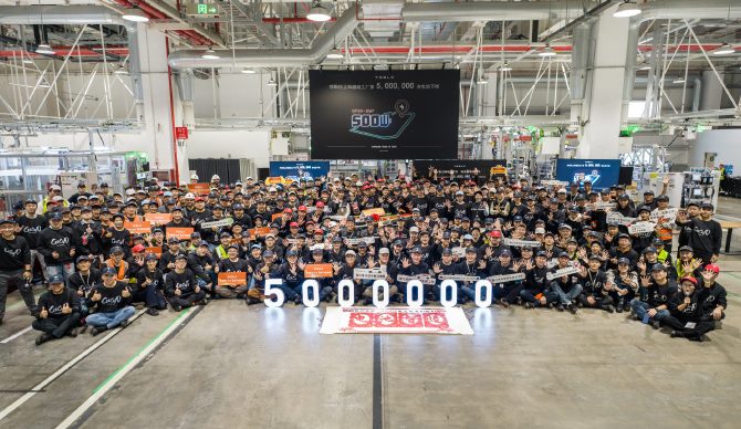 tesla china 500000