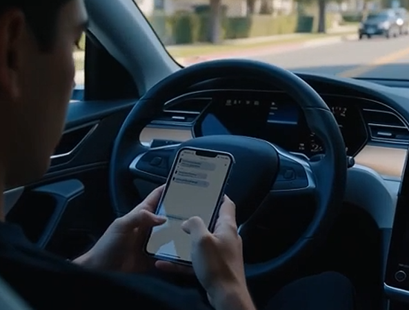 Elon Musk says Tesla FSD v14 will soon allow texting while driving - Drive Tesla