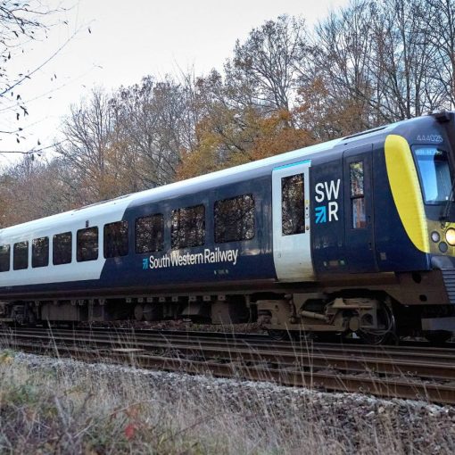 SWR Class 444 train in New Forest