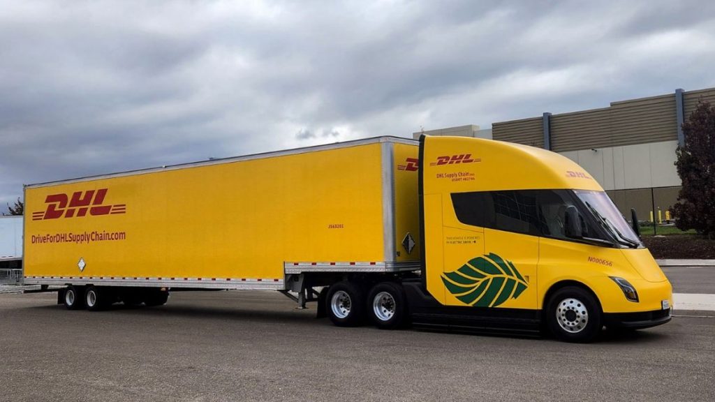 dhl tesla semi