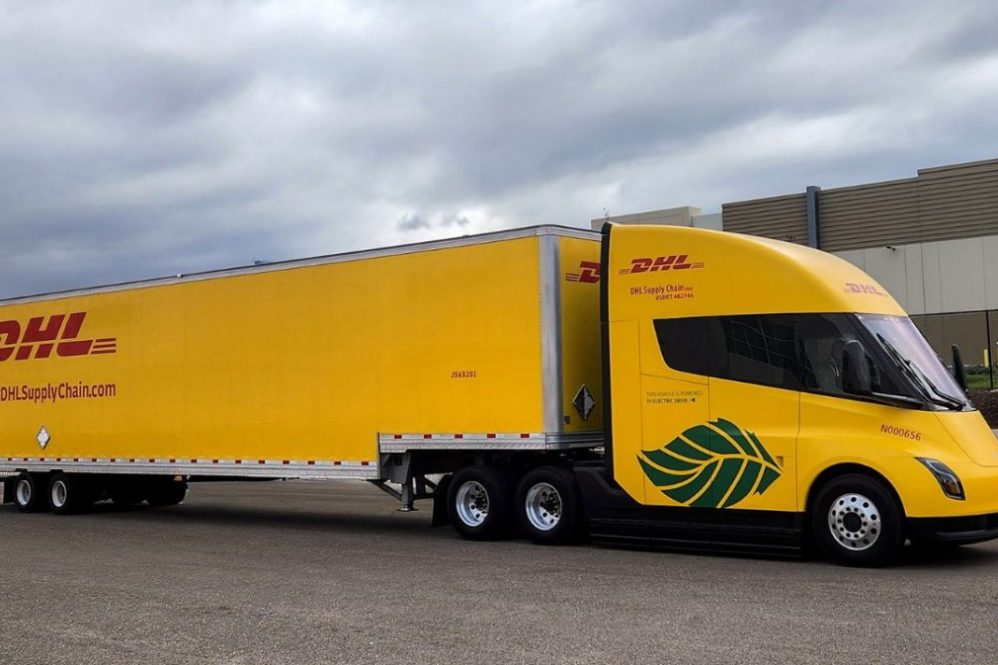 dhl tesla semi