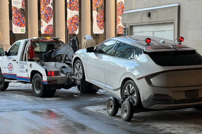 kia ev6 towed