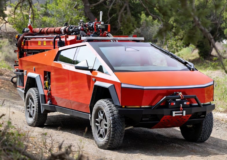 Tesla Cybertruck to join Florida fire department as brush truck