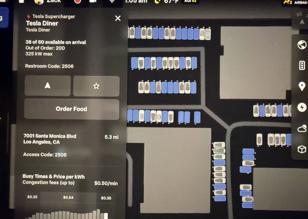 supercharger site map