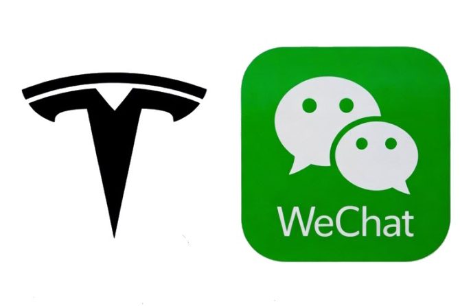 tesla wechat