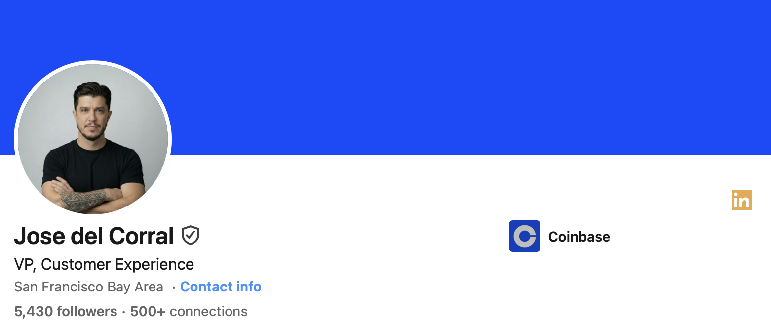 Tesla Customer Experience Head Jose del Corral Joins Coinbase