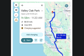 Google Maps Adds AI Powered EV Trip Planning And Battery Predictions Google Maps 272x182 