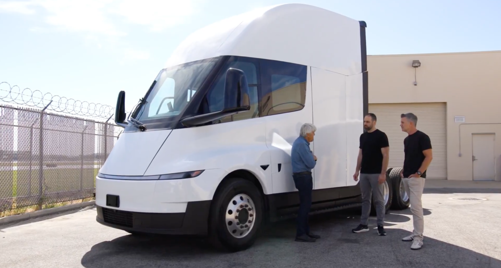 Tesla Semi detailed in new Jay Leno video revealing major upgrades
