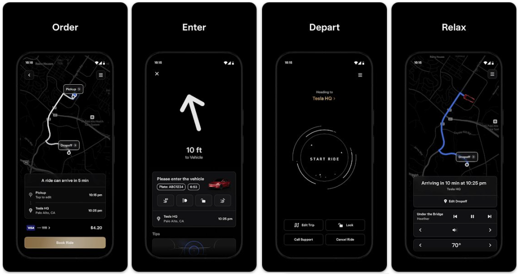 android robotaxi app