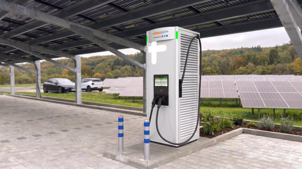 chargepoint express solo installed