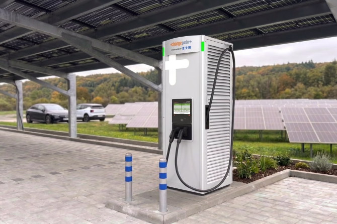 chargepoint express solo installed