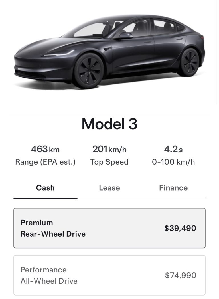 Tesla Model 3 Prices in Canada Slashed, Now Starting at $39,490 - Drive ...