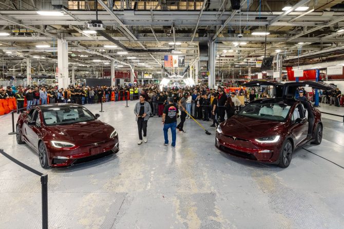 last tesla model s and model x fremont