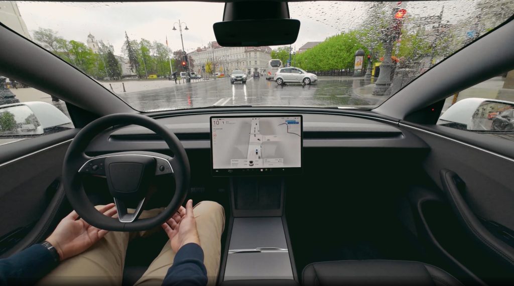 tesla fsd in lithuania
