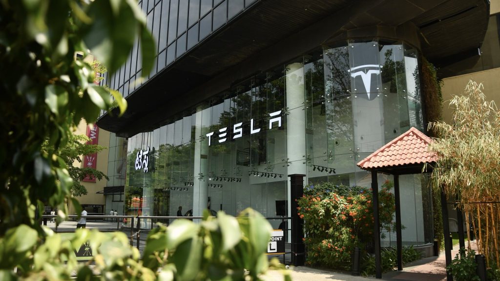 tesla store and showroom bengalulr india