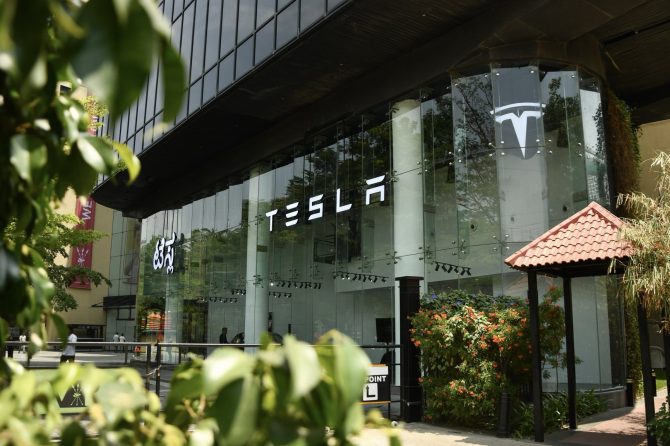 tesla store and showroom bengalulr india