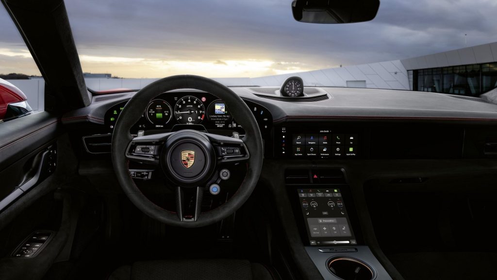porsche taycan interior