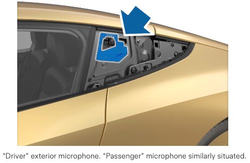 cybercab microphones and speakers