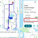 google maps tesla supercharger