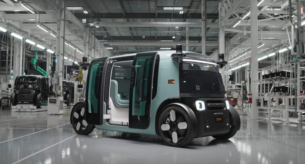 new zoox robotaxi exterior