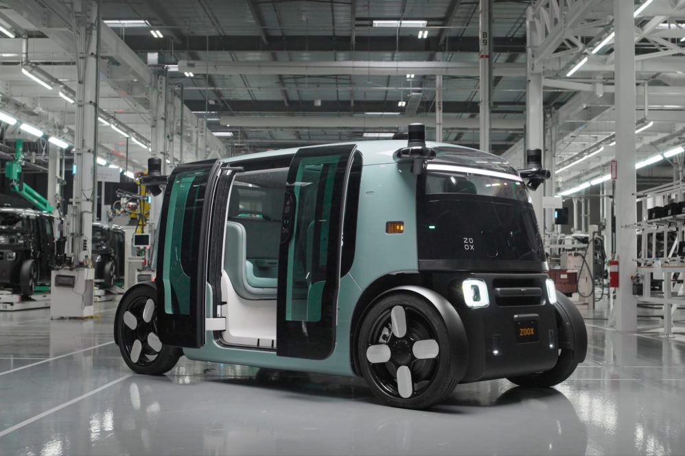new zoox robotaxi exterior